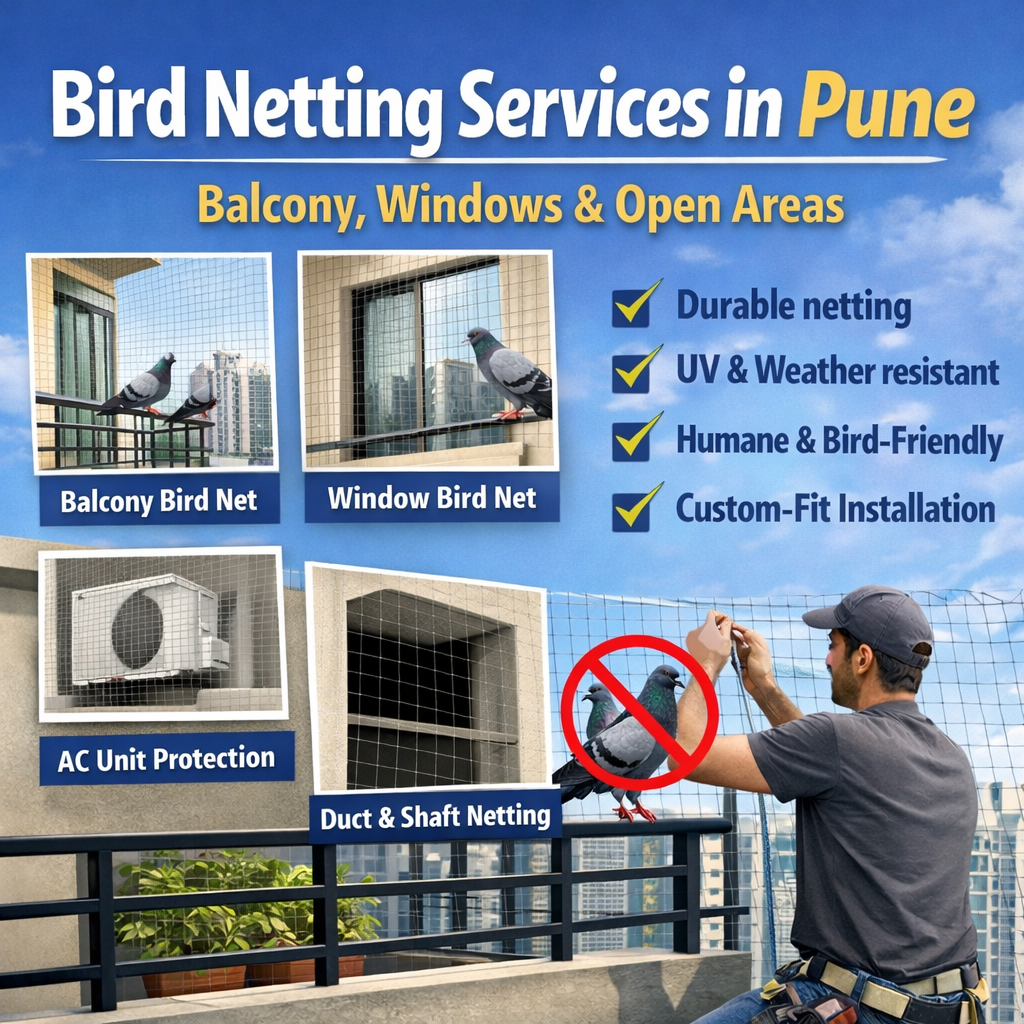 Bird Net Installation in Pune