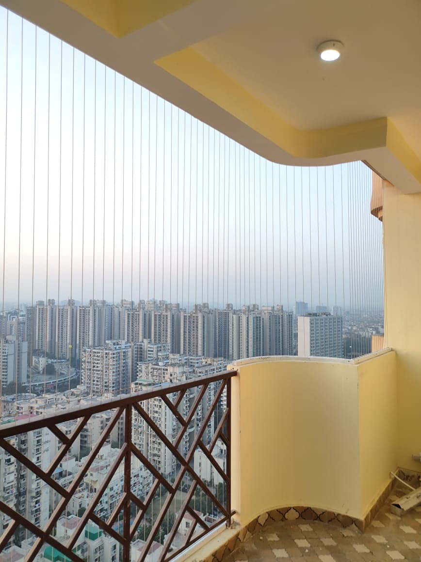 Invisible Safety Grills Installation in Pune